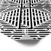 Fluss-Illusion Poster (Ecke)
