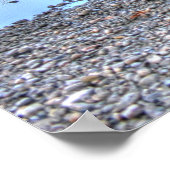 Fluss im Herbst Poster (Ecke)