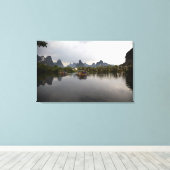 Fluss im Himmel Leinwanddruck (Insitu (Holzboden))