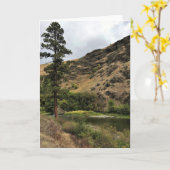 Fluss Imnaha, Oregon Karte (Gelbe Blume)