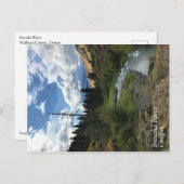 Fluss Imnaha, Oregon Postkarte (Vorne/Hinten)