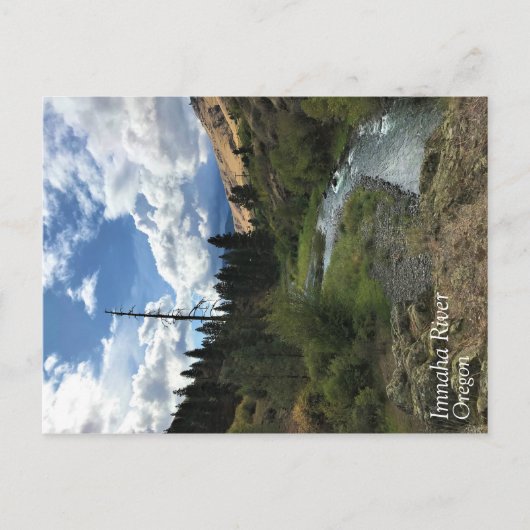 Fluss Imnaha, Oregon Postkarte (Vorderseite)