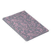 Fluss in Grau und Rosa Notizblock (Rechte Seite)