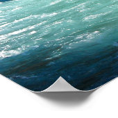 Fluss in Interlaken West in der Schweiz Poster (Ecke)