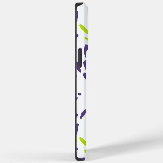 Fluss in kalkgrün und Lila Case-Mate iPhone Hülle (Rückseite / Rechts)