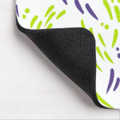 Fluss in kalkgrün und Lila Mousepad (Ecke)
