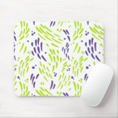 Fluss in kalkgrün und Lila Mousepad (Mit Mouse)