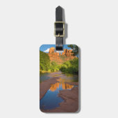 Fluss in Red Rock Crossing, Arizona Gepäckanhänger (Vorderseite vertikal)