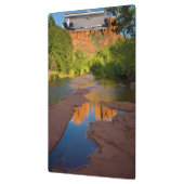 Fluss in Red Rock Crossing, Arizona Klemmbrett (Links)