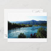 Fluss in Serbien Postkarte (Vorne/Hinten)