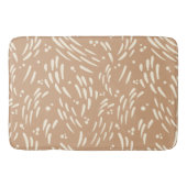 Fluss in Tan und Creme Badematte (Vorderseite)