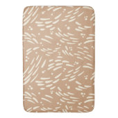 Fluss in Tan und Creme Badematte (Vorderseite Vertikal)