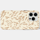 Fluss in Tan und Creme Case-Mate iPhone Hülle (Rückseite (Horizontal))
