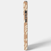 Fluss in Tan und Creme Case-Mate iPhone Hülle (Rückseite / Links)
