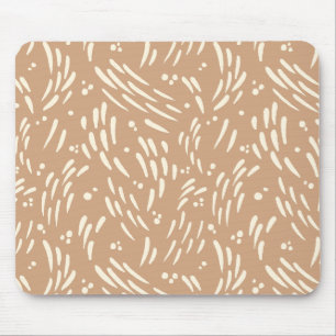 Fluss in Tan und Creme Mousepad