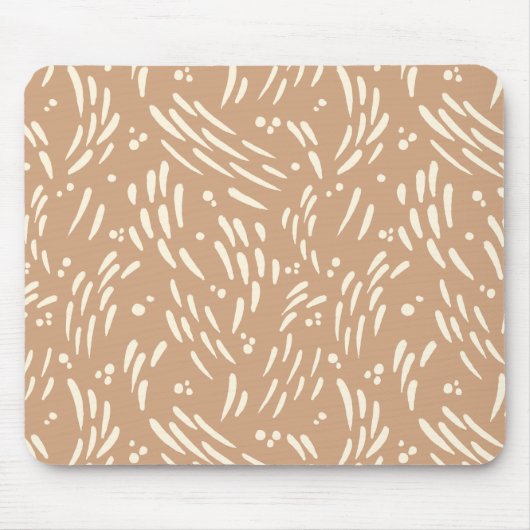 Fluss in Tan und Creme Mousepad (Vorne)