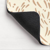 Fluss in Tan und Creme Mousepad (Ecke)