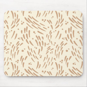 Fluss in Tan und Creme Mousepad