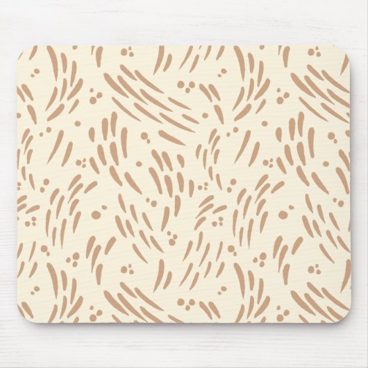 Fluss in Tan und Creme Mousepad (Vorne)