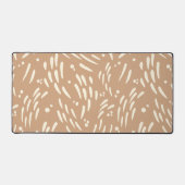 Fluss in Tan und Creme Schreibtischunterlage (Vorderseite)