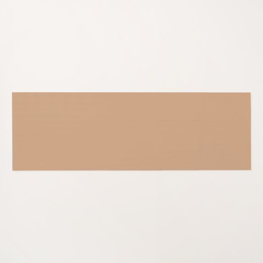 Fluss in Tan und Creme Yogamatte (Rückseite (Horizontal))