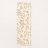 Fluss in Tan und Creme Yogamatte (Vorderseite)
