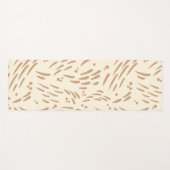Fluss in Tan und Creme Yogamatte (Vorderseite (Horizontal))