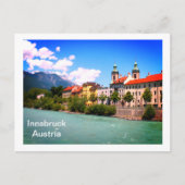 Fluss Inn Innsbruck Österreich Postkarte (Vorderseite)