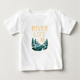 Fluss ist T - Shirt des Lebens - Natur Inspiriert