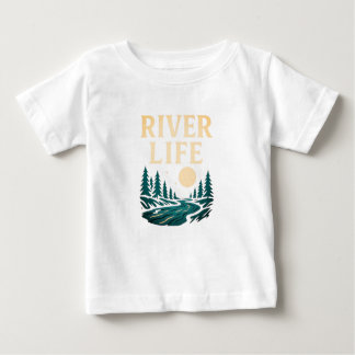 Fluss ist T - Shirt des Lebens - Natur Inspiriert