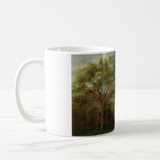 Fluss Julie der Bier-Hudson am Croton-Punkt Kaffeetasse (Links)