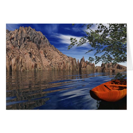 Fluss - Karte (Vorderseite (Horizontal))