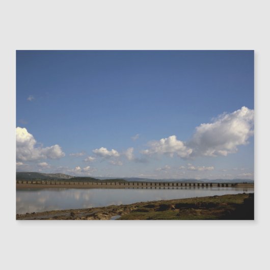 Fluss Kent Lake District Cumbria England Magnetkarte (Vorderseite)