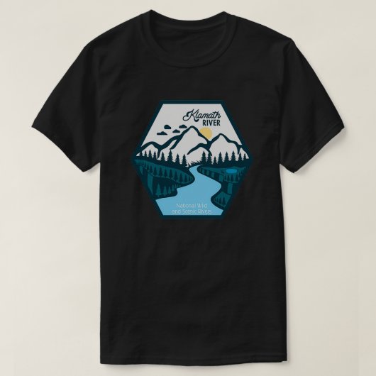 Fluss Klamath T-Shirt (Design vorne)