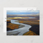 Fluss Koyukuk Postkarte (Vorne/Hinten)