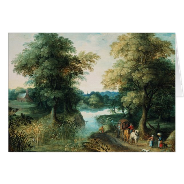 Fluss-Landschaft (Vorderseite (Horizontal))