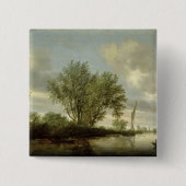 Fluss-Landschaft, 1645 Button (Vorderseite)