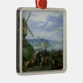 Fluss-Landschaft Ornament Aus Metall (Rechts)