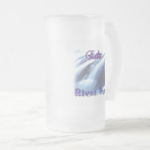 Fluss-LaufTasse Mattglas Bierglas (VorderseiteRechts)