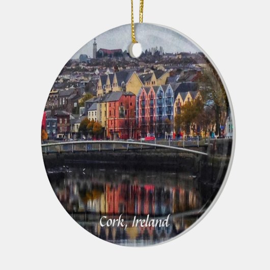 Fluss-Lee, Korken-Irland-Verzierung Keramik Ornament (Links)