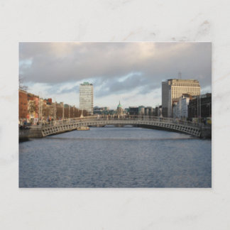 Fluss Liffey Irland Dublin Postkarte