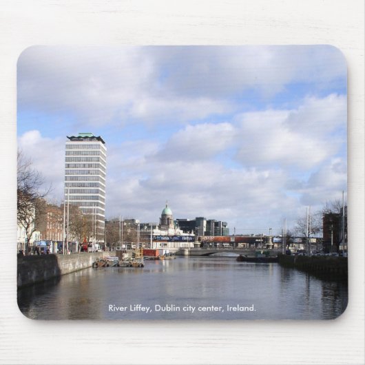Fluss Liffey, Liberty Hall & Customs House Mousepad (Vorne)