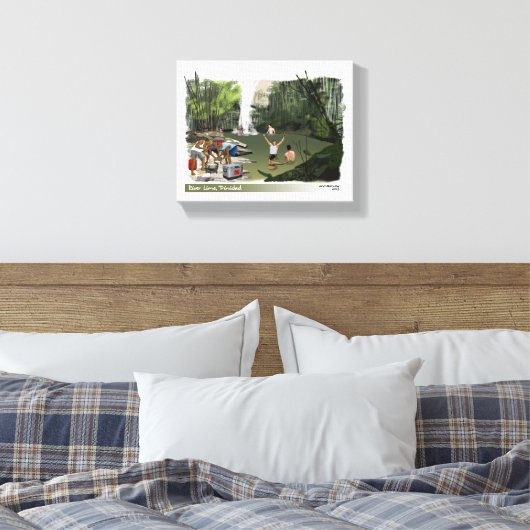 Fluss Limon, Trinidad Leinwanddruck (Insitu (Schlafzimmer))