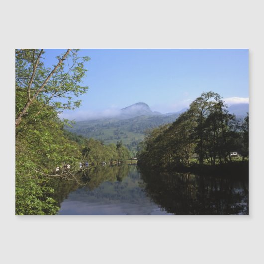 Fluss Lochay Killin Scotland Magnetkarte (Vorderseite)