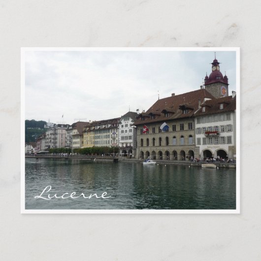 Fluss Lucerne Postkarte (Vorderseite)
