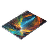 Fluss, majestätische Höhle Notizblock (Linke Seite)