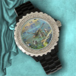 Fluss Meets Ocean 0330 Armbanduhr<br><div class="desc">Die Malerei "River Meets Ocean 0330" Kollektion Women's Kristall Watch strahlt hell mit einem anpassbaren Gesicht, Sie werden die Liebe auf Ihre Uhr schauen für die Zeit. Personalisieren Sie die Produktseite oder klicken Sie auf die Schaltfläche "Anpassen", um weitere Designoptionen zu erhalten. Das Design entstand aus meinem Gemälde "River Meets...</div>