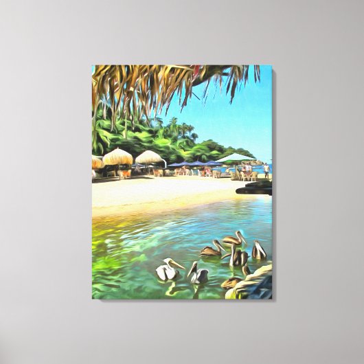 Fluss Meets Ocean 0330 Art Leinwanddruck (Vorderseite)