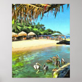 Fluss Meets Ocean 0330 Art Print Poster (Vorne)