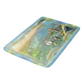 Fluss Meets Ocean 0330 Badematte (Schrägansicht)